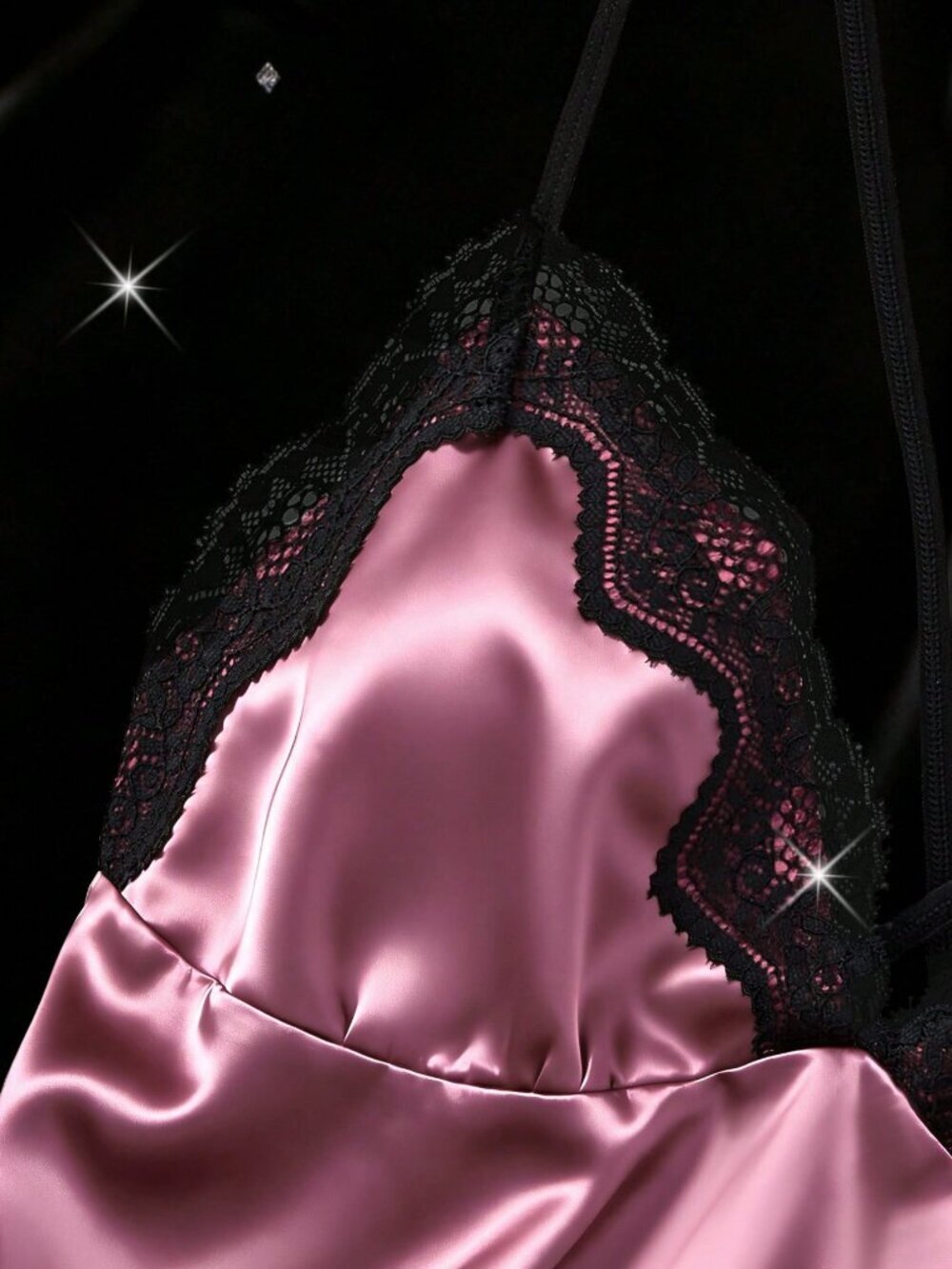 Lace detailed sexy lingerie nightgown - Picture 3 of 5